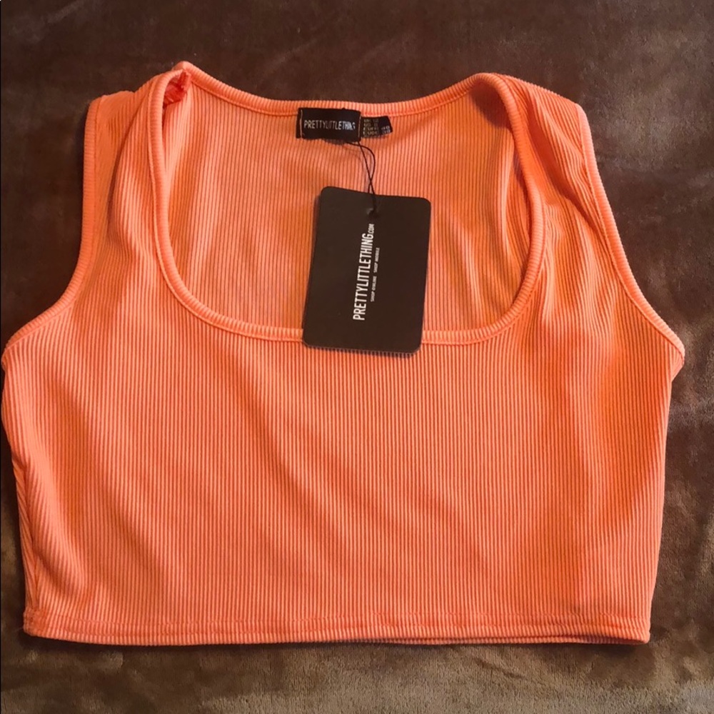 Peach Crop Top